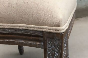 Sedia da pranzo in lino (coppia) - immagine 2