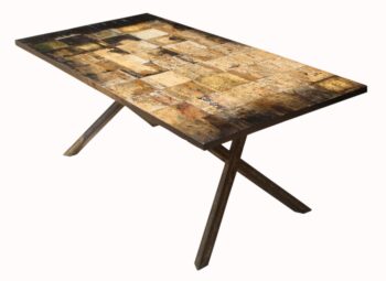 Tavolo da pranzo in legno massello (AK-STDT-200) - immagine 2