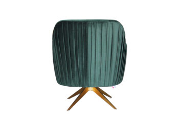 Poltrona in velluto plissè Design - immagine 8