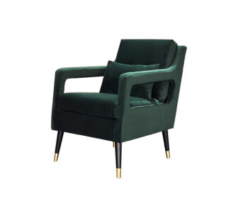 Poltrona in Velluto con braccioli - immagine 6