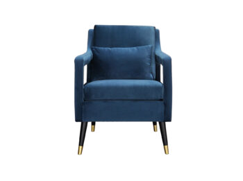 Poltrona in Velluto con braccioli - immagine 2