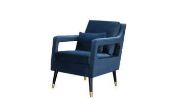 Poltrona in Velluto con braccioli - immagine 5