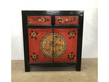 Mobiletto Tibetano 2 ante 2 cassetti (85x40x90)