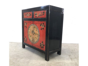 Mobiletto Tibetano 2 ante 2 cassetti (85x40x90) - immagine 5