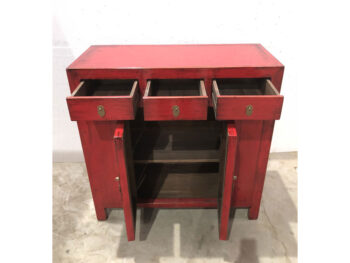 Mobiletto Tibetano 2 ante 3 cassetti (107x45x107) - immagine 4