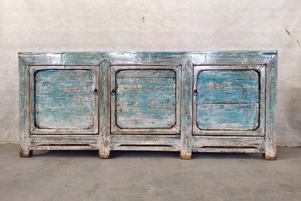 M-52 TIBET 2022 (1) Mobile Tibetano 3 ante (204x41x85) - immagine 1