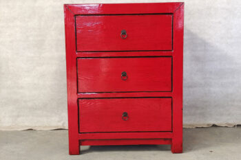 Comodino Tibetano 3 cassetti (65x42x85)