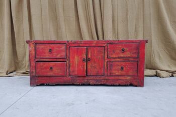 Consolle Tibet 4 cassetti 2 ante (132x36x53)