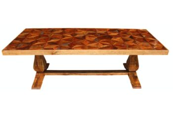 Butterfly tavolo da pranzo in legno massello (AK-BUDT-200P) - immagine 2