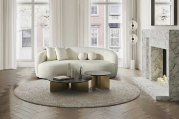 Tokyo divano 3 posti in tessuto bouclè - immagine 7