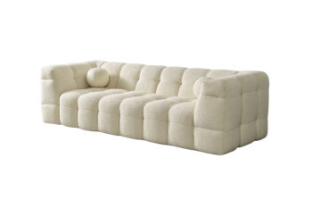 Rio divano 3 posti in tessuto bouclè - immagine 11