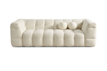 Rio divano 3 posti in tessuto bouclè - immagine 10