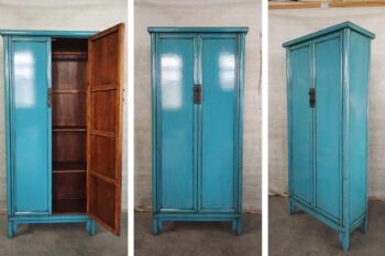 Armadio Tibetano Azzurro(90x42x200) - immagine 2