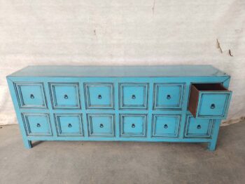 Cassettiera Tibet Azzurra (223x45x90) - immagine 2