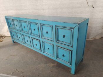 Cassettiera Tibet Azzurra (223x45x90) - immagine 3