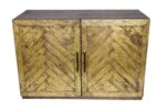 Cabinet big in legno color oro 2 ante serie Fatima