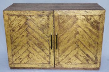 Cabinet in legno color oro 2 ante serie Fatima