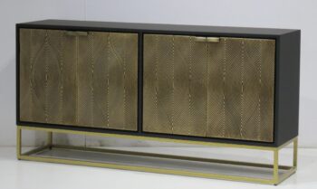 Credenza nero/oro serie Gatsby - immagine 3