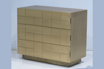 Cassettiera Metallo Oro serie Gatsby