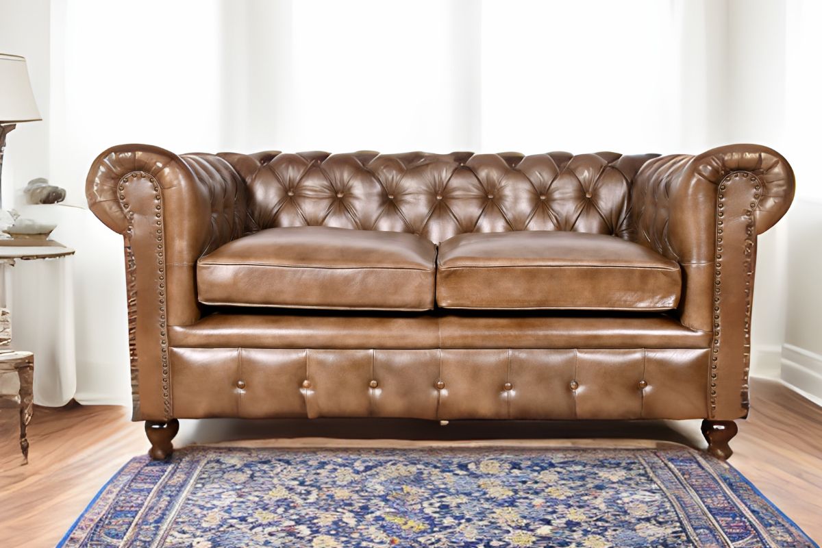 KH-001B-KH-26 CHESTER DUE POST Divano Chesterfield 2 posti - immagine 1