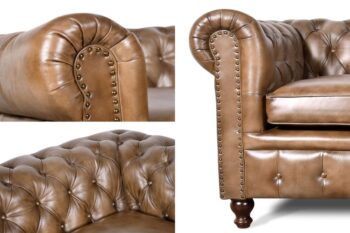 Divano Chesterfield 3 posti - immagine 2