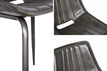 Sedia in pelle - immagine 6