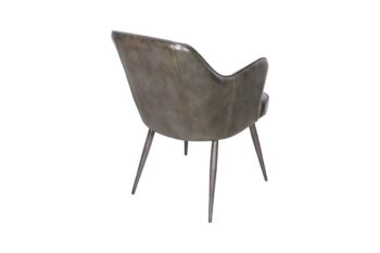 Sedia in pelle avvolgente - immagine 4