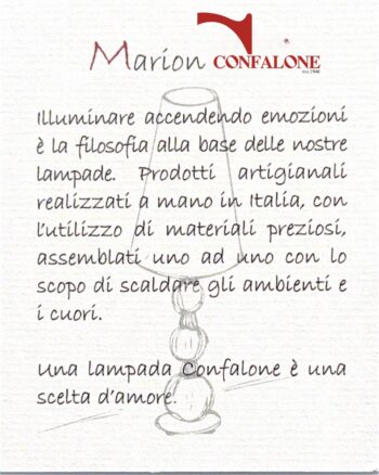 Lampada da Tavolo Marion velluto (PM) - immagine 3