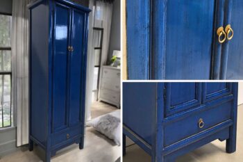 Armadio Tibetano 2 ante con cassetto (64x45x180)