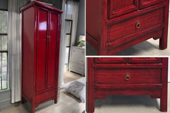 Armadio Tibetano 2 ante con cassetto (64x45x180)