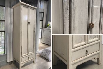 Armadio Tibetano 2 ante con cassetto (64x45x180)