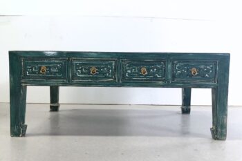 Tavolino da caffè Tibetano 8 cassetti (130x70x52)