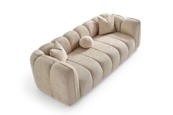 Mosca divano in tessuto bouclè - immagine 3