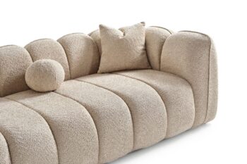 Mosca divano in tessuto bouclè - immagine 4