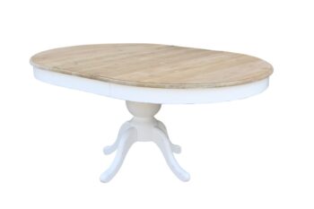 Tavolo da Pranzo Provenzale tondo allungabile - immagine 2