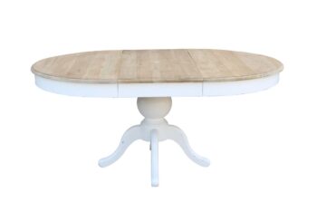 Tavolo da Pranzo Provenzale tondo allungabile - immagine 3