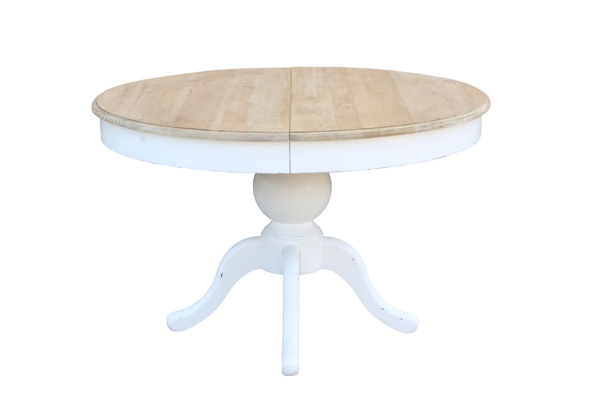 Tavolo da Pranzo Provenzale tondo allungabile - immagine 1