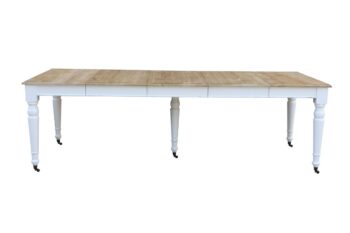 Tavolo da Pranzo Provenzale quadrato allungabile 250 cm - immagine 3