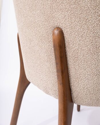 Carisma sedia tessuto bouclè beige - immagine 6