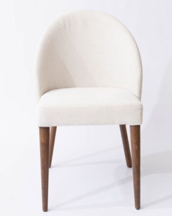 Carisma sedia tessuto bouclè bianco - immagine 3