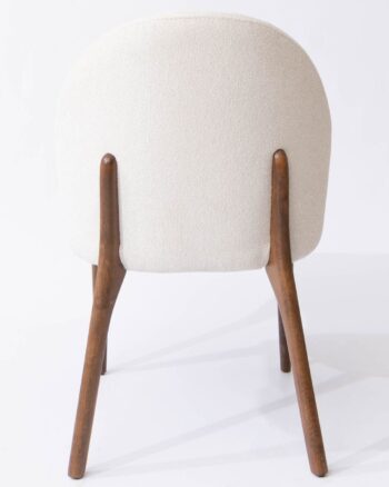 Carisma sedia tessuto bouclè bianco - immagine 4