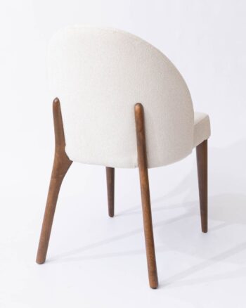 Carisma sedia tessuto bouclè bianco - immagine 5