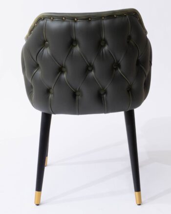 Sahra sedia in ecopelle nera - immagine 4