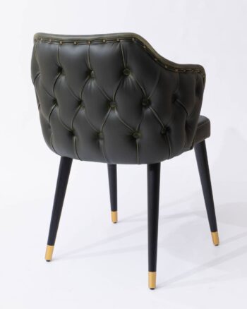 Sahra sedia in ecopelle nera - immagine 5