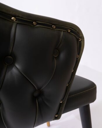 Sahra sedia in ecopelle nera - immagine 7