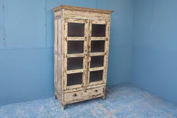 Vetrina indiana 2 ante + cassetto (102x52x195)