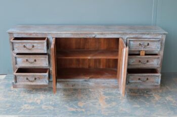 Mobile indiano con cassetti (180x40x70) - immagine 4