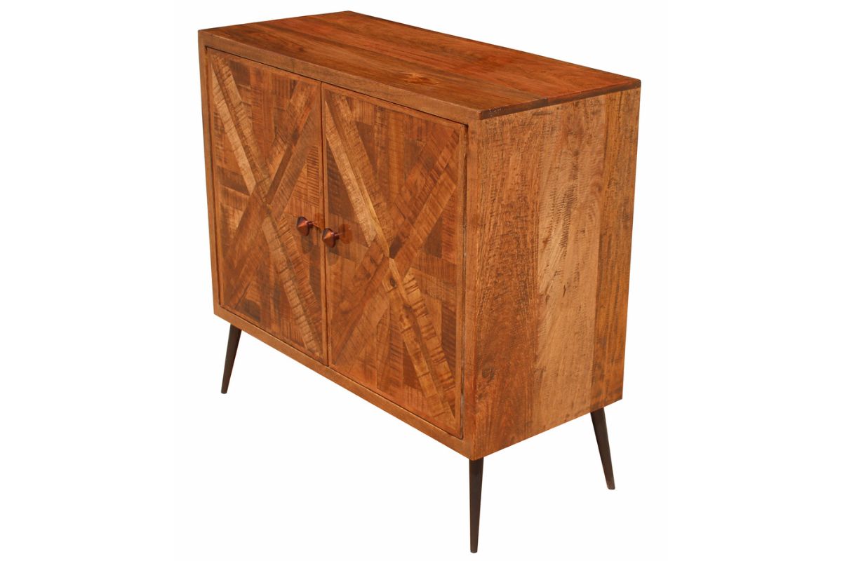 Collezione AKAO 2024 LYON_BUFFET FORGED_LEGS_28MM_WOOD_BOX__200mm_high_legs.jpg Lyon credenza 2 ante 90 cm (AK-LYBF-90) - immagine 1