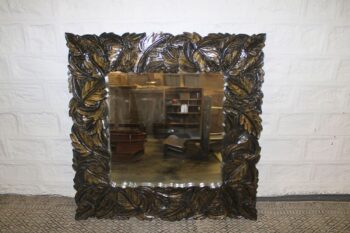 Specchio etnico indiano rettangolare