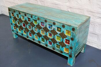 Cassapanca indiana (115x38x53) - immagine 3